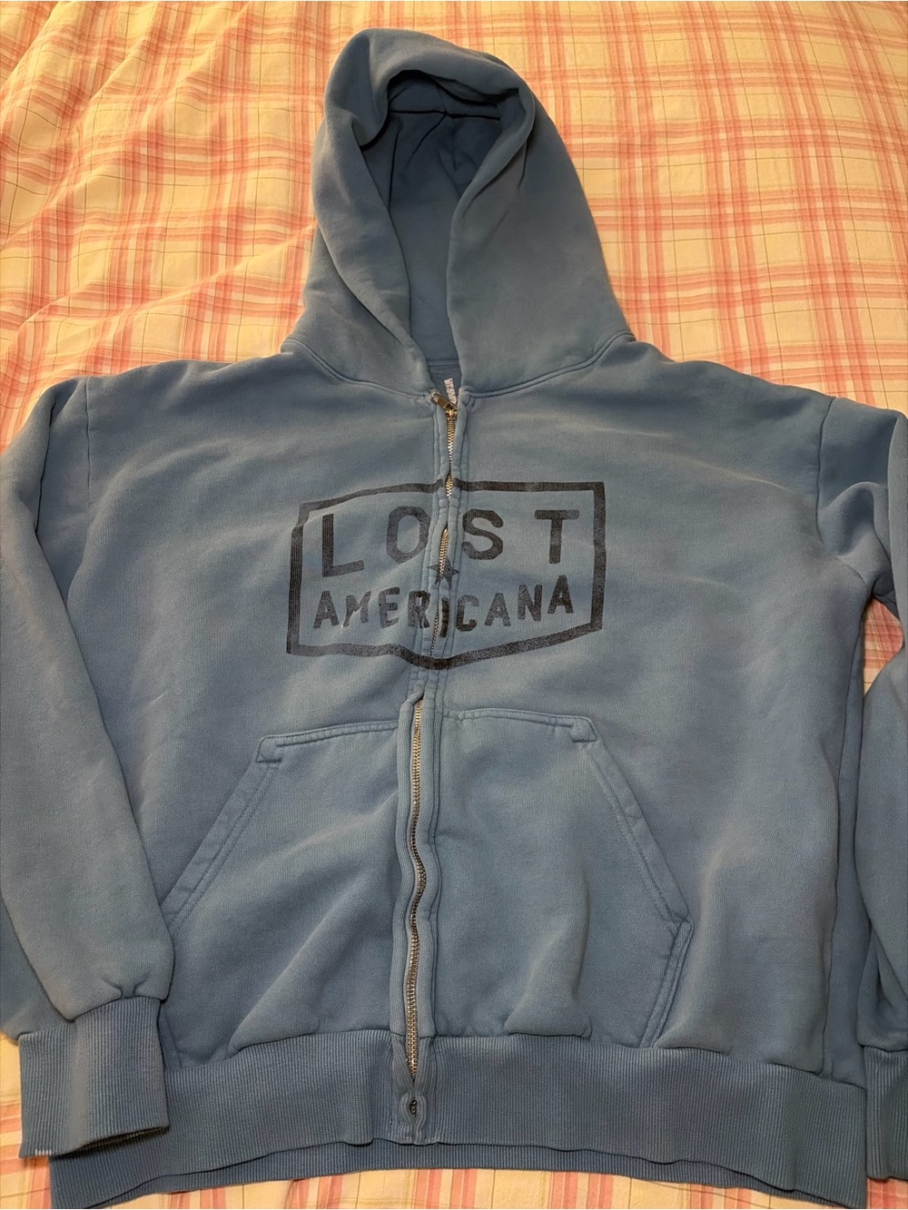 Lost Americana World Tour MGK Graphic Zip Up Hoodie - Picture 2 of 5